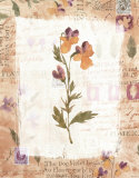 Fleurs avec motifs Affiches par Vicki Bowman