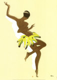 Paul Colin - Black Thunder, Josephine Baker - Reprodüksiyon Paul Colin - Black Thunder, Josephine Baker - Reprodüksiyon