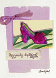 Shoe and Ribbon Posters by Susanna England