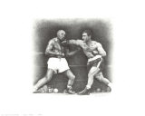 Rocky Marciano: Der Boxhieb Poster von Allen Friedlander