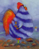 Rooster Print by Anthony Morrow