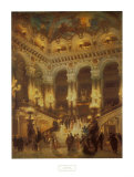 The Lobby of the Paris Opera Posters by Jean Béraud