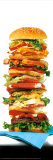 Hamburger géant Poster