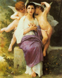 L'Eveil du Coeur Posters by William Adolphe Bouguereau