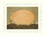 American Pig Affiches par Warren Kimble