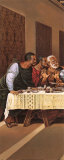 Black Last Supper Triptych Posters by Wolfgang Otto