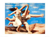 Mujeres corriendo en la playa, 1922 Láminas por Pablo Picasso Mujeres corriendo en la playa, 1922 Láminas por Pablo Picasso