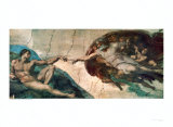 De schepping van Adam Posters van Michelangelo Buonarroti De schepping van Adam Posters van Michelangelo Buonarroti