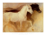 Chevaux sauvages Affiches par Richard Murray