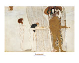 Beethoven Frieze: Desire For Happiness, c.1902 Art par Gustav Klimt