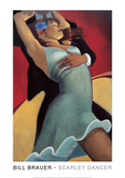 Scarlet Dancer Posters by Bill Brauer