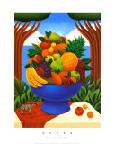 Still Life with Fruit Print by Naoko 