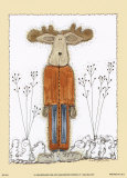 Moose Prints by Sharon Glanville