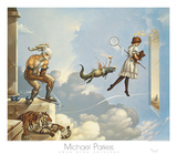 Rêve désertique Affiche par Michael Parkes