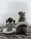 La fille au chien Posters