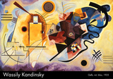 Rojo, amarillo y azul, ca.1925 Láminas por Wassily Kandinsky
