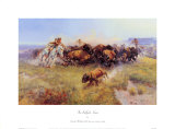 Buffalo Hunt Prints by Charles Marion Russell Buffalo Hunt Prints by Charles Marion Russell