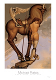 Athena Poster von Michael Parkes