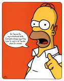 The Simpsons - Homer Plakater