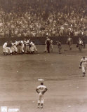Bobby Thomson - 1951 Home Run Celebration (at home plate) - ©Photofile Photographie