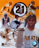 Roberto Clemente - Légendes du baseball - Image composite - ©Photofile Photographie