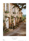 Village Near Avignon Petite Art by Roger Duvall