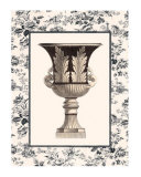 Roman Urn with Toile II Art by Sarah Elizabeth Chilton