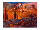 View From San Gimignano Art by Philip Craig