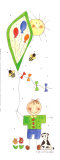 Cometa con tres globos Arte por Tressa Stubbs Cometa con tres globos Arte por Tressa Stubbs