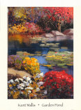 Garden Pond Arte por Kent Wallis