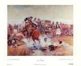 Bronc to Breakfast Prints by Charles Marion Russell