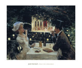 Dinner at Les Ambassadeurs Lámina por Jean Béraud Dinner at Les Ambassadeurs Lámina por Jean Béraud