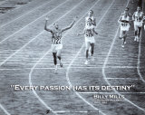 Billy Mills: Goldmedaillengewinner im 10.000-Meter-Lauf Poster