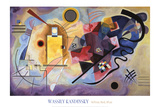 Gelb, Rot, Blau Poster von Wassily Kandinsky
