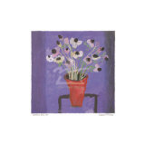 Anemones, Blue, Pink Prints by McArthur Anemones, Blue, Pink Prints by McArthur