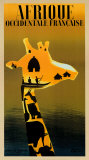 Afrique Occidentale Francaise, Ca Posters par Paul Colin