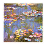 Claude Monet - Lekníny, 1916 (Water Lilies, 1916) Reprodukce Claude Monet - Lekníny, 1916 (Water Lilies, 1916) Reprodukce