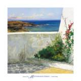 Terraza mediterránea Láminas por Ramon Vila