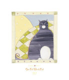 One Fat Black Cat Prints by Heather Ramsey