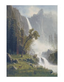 Bridal Veil Falls, Yosemite, ca 1871-73 Arte por Albert Bierstadt Bridal Veil Falls, Yosemite, ca 1871-73 Arte por Albert Bierstadt