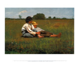 Boys in a pasture, 1874 Posters par Winslow Homer