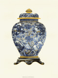 Vase en porcelaine bleue II Affiches