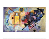 Yellow, Red, Blue, 1925 Posters af Wassily Kandinsky Yellow, Red, Blue, 1925 Posters af Wassily Kandinsky