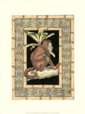 Monkey with Rattan Border II Posters av Kayla Boekman Monkey with Rattan Border II Posters av Kayla Boekman