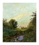 The Road to the Church Poster by Nicholai Koslov