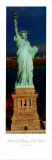 New York, New York - Statue of Liberty Posters by Jerry Driendl
