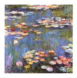 Water Lilies, 1916 Posters by Claude Monet