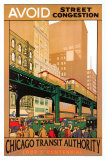 Chicago Transit Affischer