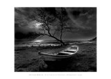 Boat on Top of the Cliff Prints by Olivier Meriel