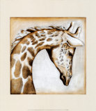 Giraffe der Serengeti Kunstdrucke von Susan Hartenhoff